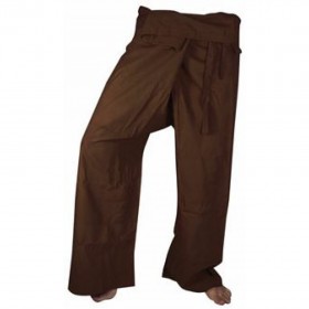 Men's Brown Fisherman Pants